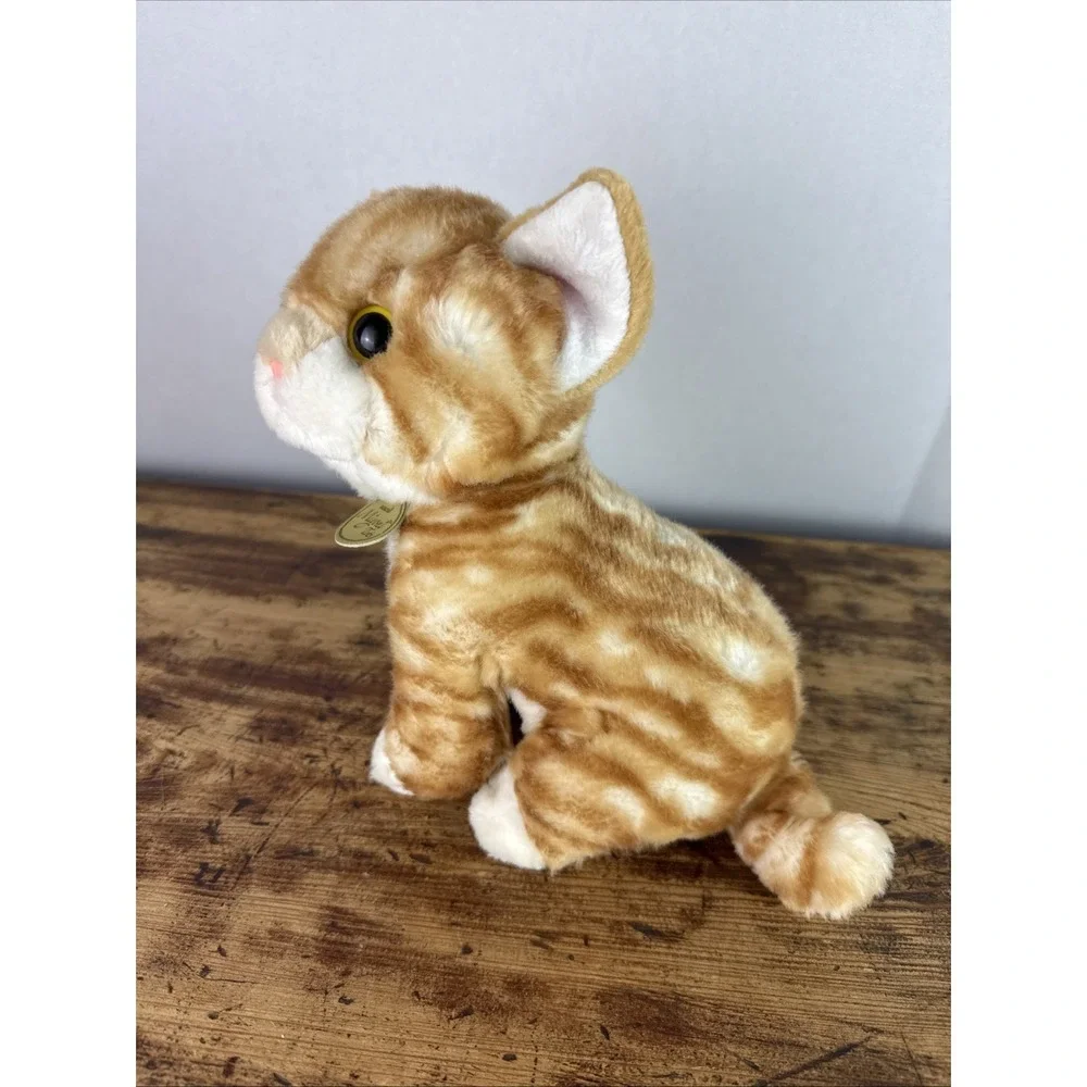 Aurora Miyoni Tots Tabby Cat Kitten Orange Stripe Plush 8